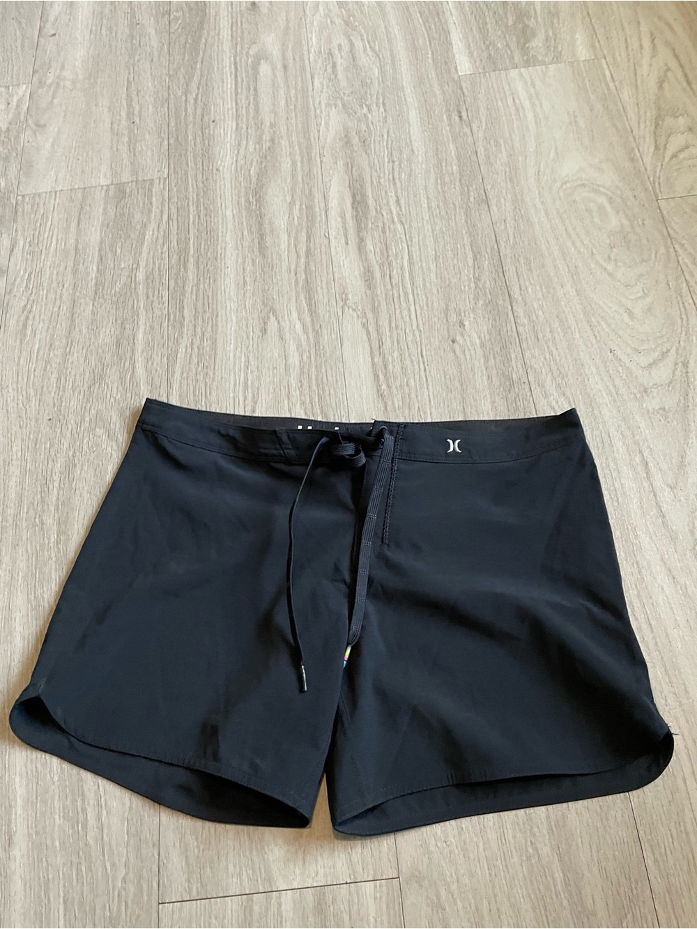 Hurley Black Women's Swim Shorts with Drawstring